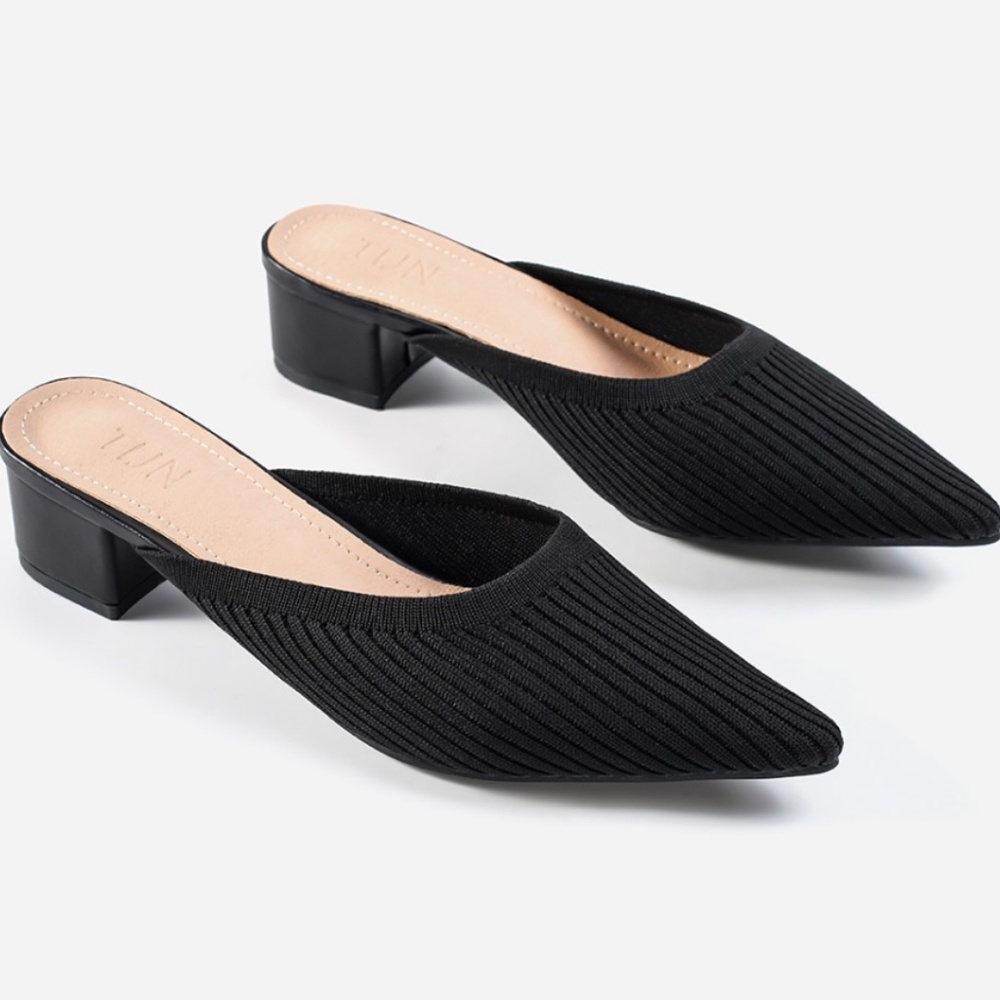 Classic black mule- NEW